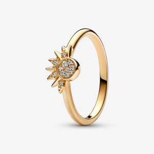 انگشتر طلا Sparkling Sun