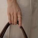 انگشتر مینیمال دوقلب - تصویر 2