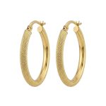 گوشواره تراش دار ساده