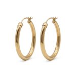 گوشواره حلقه ای رُزگلد