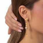 گوشواره گوی تراشدار - تصویر 2